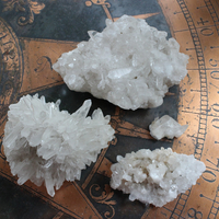Clear Rock Quartz Cluster Collection 