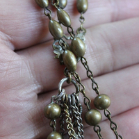 The Guardian Necklace w/Antique French Sterling Child Jesus Medal,1878 Virgin Medal,Rare Engraved Sodality Cross,Antique Child's Ring++