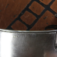 OOAK Antique Sterling Engraved 5 Buddha Cuff Bracelet w/Antique Silver Buddha Medal,Antique Faceted Crystal,Foxtail Chain Tassel