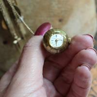 Let us Begin Lariat Necklace w/Rare Our Lady of the Rosary Pompeii Medal,Rare Mechanical Swiss Baroness Ball Watch,Antique Medals+More!