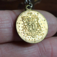 The Apparition Cuff Bracelet w/Antique French Benitier Marian Medal,Rare Antique Manger Scene Medal,Antique Prong Set Rhinestone Cross