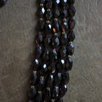 Incredible Faceted Pyrope Garnet Set with 2 Necklaces & 2 Bracelets, 14K Beads and Clasps