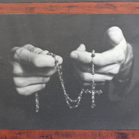 Amazing OOAK Vintage Los Angeles Art School Photographs of Nun Holding a Rosary