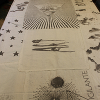 Layaway Final Payment for J Super Rare and Long Retired Magnolia Pearl Art Graphic Cotton Drop Cloth - New with Tag!
