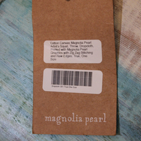 Super Rare and Long Retired Magnolia Pearl Art Graphic Cotton Drop Cloth - New with Tag!