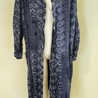 Rare Magnolia Pearl Bandana Denim Chambray Duster 