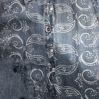 Rare Magnolia Pearl Bandana Denim Chambray Duster 