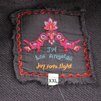 Retired NWT JWLA Johnny Was Open Front Jacket with Embroidery,Front Slash Pockets and Kimono Sleeves