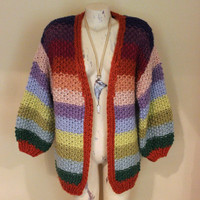 Anthropologie French Open Front Cardigan - Made in France of Super Soft 100% Acrylic
