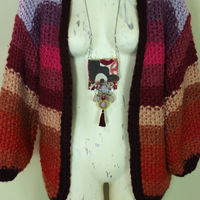 Anthropologie French Open Front Cardigan No. 2 - Made in France of Super Soft 100% Acrylic