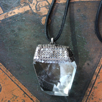 NEW! Spirit Healer Necklace with Amazing Sterling & Clear Quartz Pendant