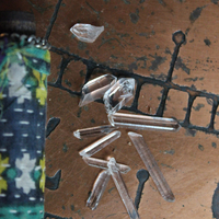 The Astonishing Light Necklace with Braided Antique Kantha Chain,Antique Faceted Pools of Light Connector, Tiny Quartz Point Vessel,Quartz Drop,Peruvian Opal Stone++