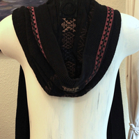 NEW! Rare and Unique Embroidered Biya Johnny Was Snood Scarf - 3 Options!
