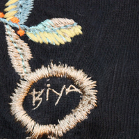 NEW! Set of 3 Biya Johnny Was Cotton Embroidered Scarf/Shawls with Shawl Pin - Versatile & Lovely!