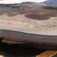 Astounding One of a Kind Massive Polished Geode Slice - perfect for a Table Top or Display!