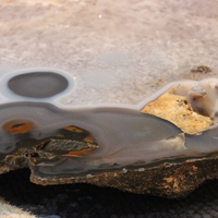 Astounding One of a Kind Massive Polished Geode Slice - perfect for a Table Top or Display!