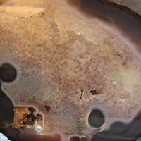 Astounding One of a Kind Massive Polished Geode Slice - perfect for a Table Top or Display!