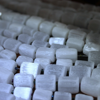 Large Collection of Hand Polished Selenite Beads for your own Mystical Moonful Creations!