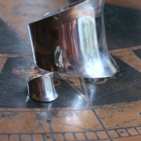NEW! Solid Sterling Cuff Bracelet and Ring Set 