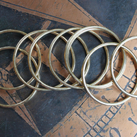 NEW! Set of 9 Milot Italy 14K Gold Bangle Bracelets
