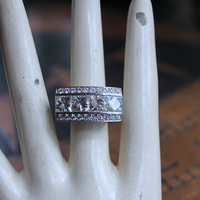 NEW! Custom Made One of a Kind 14 White Gold Certified Charles and Colvard 10.48 Carat Moissanite Ring