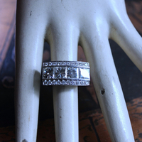 NEW! Custom Made One of a Kind 14 White Gold Certified Charles and Colvard 10.48 Carat Moissanite Ring