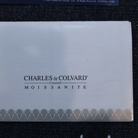 NEW! Custom Made One of a Kind 14 White Gold Certified Charles and Colvard 10.48 Carat Moissanite Ring