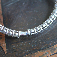 NEW! 14K White Gold 7 Carat Moissanite Hoop Earrings - 50% OFF with purchase of Moissanite Ring!