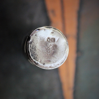 The Wound Necklace w/Long Soft Braided Suede Leather,Antique Sterling Oil/Prayer Vessel,Figural Hand,Bird,Sword + Faceted Rock Crystal