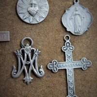 Old French Medal Collection - Set of 10 Old Casts 