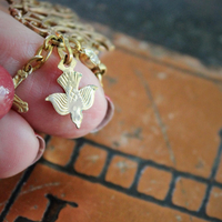 Spiritus Sancti Ring w/Antique Holy Spirit Dove,Antique Sterling Vermeil Cross,Gold Fill Chain Tassel,Vintage Faceted Rhinestone Connector