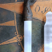 NEW! Light of the Moon Collection with 2 Amazing Selenite Swords, Selenite Orb and Stand