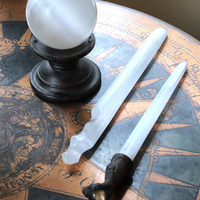 NEW! Light of the Moon Collection with 2 Amazing Selenite Swords, Selenite Orb and Stand