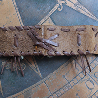 NEW! Free Form Smoky Quartz Cuff Bracelet with Jasperized Petrified Wood Beads, and Faceted Smoky Quartz Gemstone