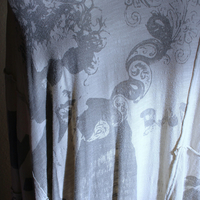 NEW! Rare Vintage Magnolia Pearl Graphic Duster Kimono - One Size Fits All