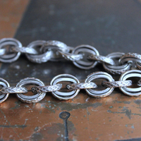 NEW! Amazing Free Form Clear Ghost Quartz Pendant Necklace with Embossed Silver Chain, Premium Black Suede Leather Cap & Ties