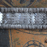 NEW! How to Fly Bracelet with Old Sterling Cuff, Sterling Cross, Raven Wing,Glass Quote Vessel & Sterling Capped Bead