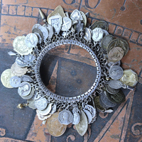NEW! Fully Loaded Expandable Bracelet with 88 Silver and Gold Antique French, European & American Religious Medals & Crosses