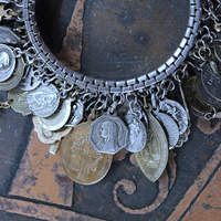 NEW! Fully Loaded Expandable Bracelet with 88 Silver and Gold Antique French, European & American Religious Medals & Crosses