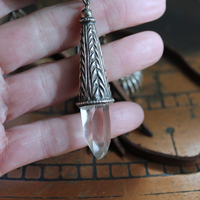 NEW! The Other Eye Necklace with Unusual Antique Pocket Watch Container, Sterling Findings,Vintage Palmistry Medal, All Seeing Eye Connector & More!