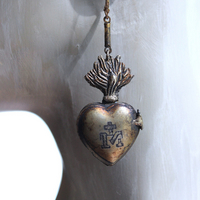 NEW! Petite Vintage Ex Voto Locket Earrings