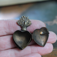 NEW! Petite Vintage Ex Voto Locket Earrings