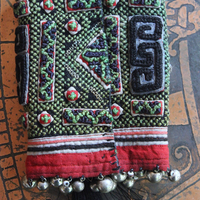 NEW! Love never Fails Cuff Bracelet with Antique Textile,Engraved Plaque,Sterling Moon,Silk Tassel, Shell Labryrinth, Silver Beads & More!