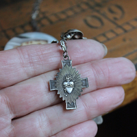 NEW! You Called me Mother Necklace w/Antique Holy Card Glass Pendant,Rare Sterling Antique Thumb Rosary, Rare Antique French Mary Medal & More!