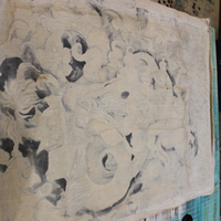 NEW! Signed Painting by Renowned Bali Artist I Dewa Made Oka Wiri - most likely of the Barong Lundung legend