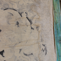 NEW! Signed Painting by Renowned Bali Artist I Dewa Made Oka Wiri - most likely of the Barong Lundung legend