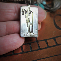 SOLD to M  Meditation & Fulfillment Gypsy Cuff Bracelet w/Sterling Engraved Tarot Medals,Beaded Banjara Tassels,Polished Garnet,Silver Capped Quartz Point & Much More!