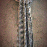 SOLD to K Amazing Whiting & Davis Mesh Scarf,Vintage French Roi D'Amour (King of Love) Medals,Reposse Puffy Hearts,St. Therese Rose Medals & Persevere Crosses