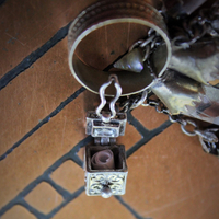 NEW! Be Still Antique Gypsy Ring w/Faceted Quartz Points,Tiny Sterling Prayer Box,Bi-Color Tourmaline,Tiny Antique Coptic Cross+Much More!