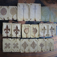 PRICE REDUCED! Rare Collection of 19 Lost Wax Cast Molds - all from Antique Medals,Cross,Fleur de Lis and Swords -make your own One of a Kind Jewelry Pieces!